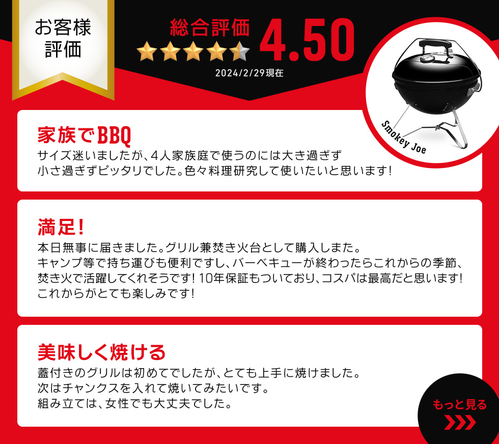 WEBER 【Weber公式】 ウェーバー バーベキュー コンロ 37cm