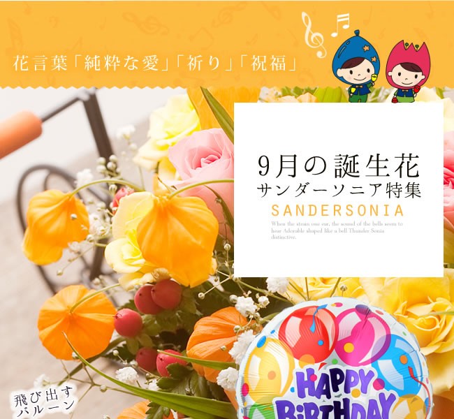 翌日配達 お花屋さん 9月の誕生花 誕生花 Yahoo ショッピング