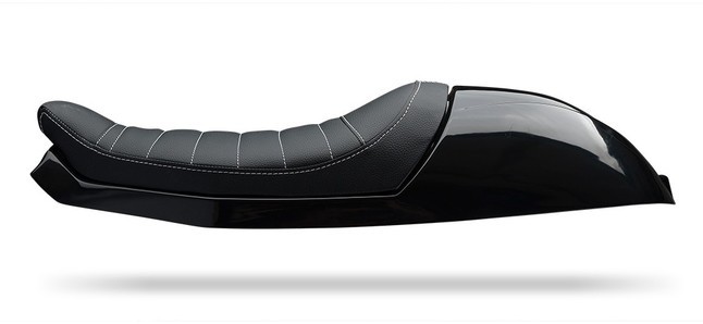 デザインは C-RACER C-RACER:シーレーサー カフェレーサーシート ステッチカラー:Red:レッド / 生地の仕様:Black:ブラック / ステッチタイプ:STRAIGHT:ストレート ウェビック1号店 - 通販 - PayPayモール ブラウン