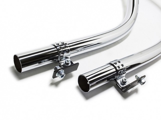 Motor Rock モーターロック オールドスタイル手曲げマフラー スポーツ