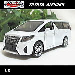 1/43トヨタ アルファード/TOYOTA ALPHARD(ブラック)/MSZ Metal Speed
