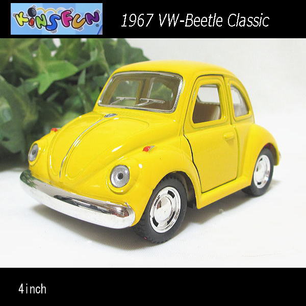 KinSMART デフォルメミニカー/VW-ビートル/1967(イエロー)/キン