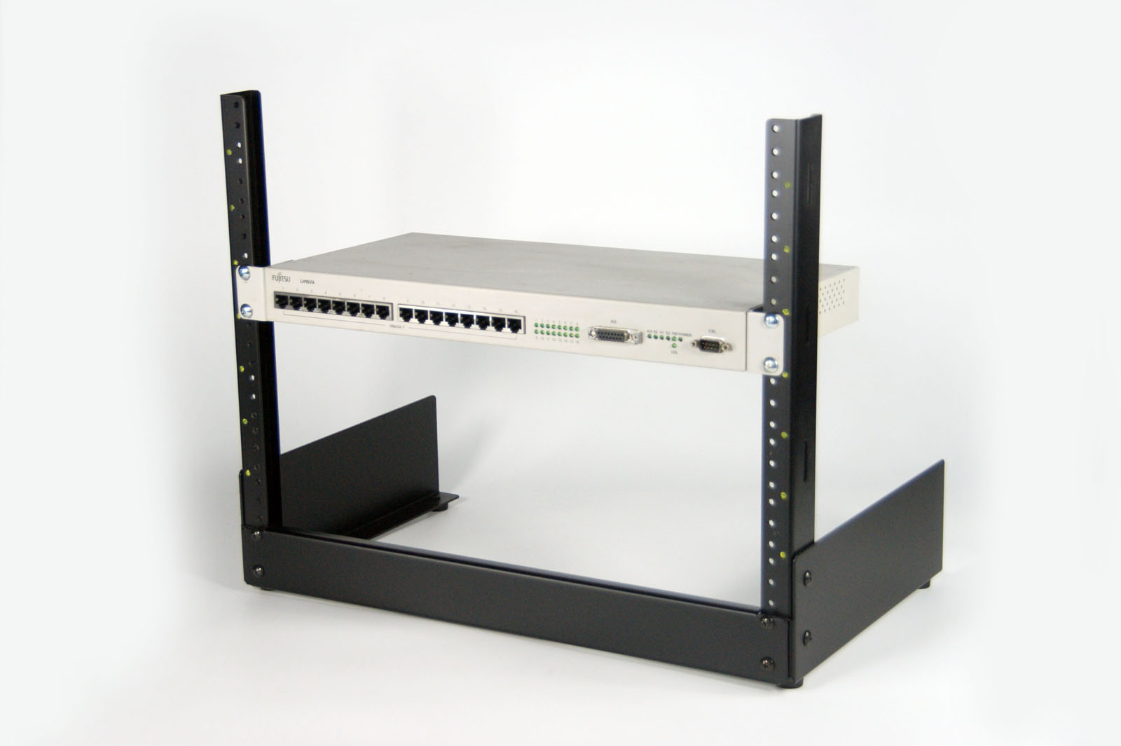 机上19 Rack 8U デスク上設置ラック19インチ機器設置可 スライド棚