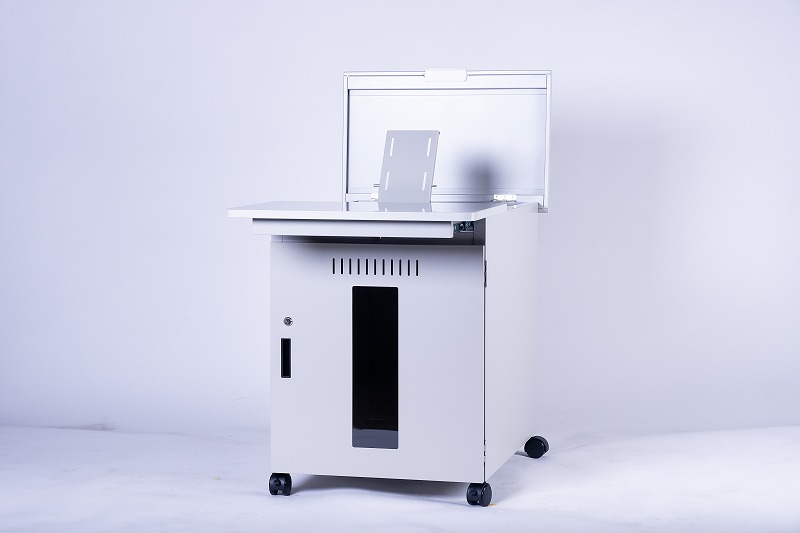 防塵ラック Tidy SV Desk PCケース ホコリ 排熱 フィルター ファン 埃 盗難防止 鍵付き PC本体 サーバーラック モニター収納 デスクワゴン 19インチの画像