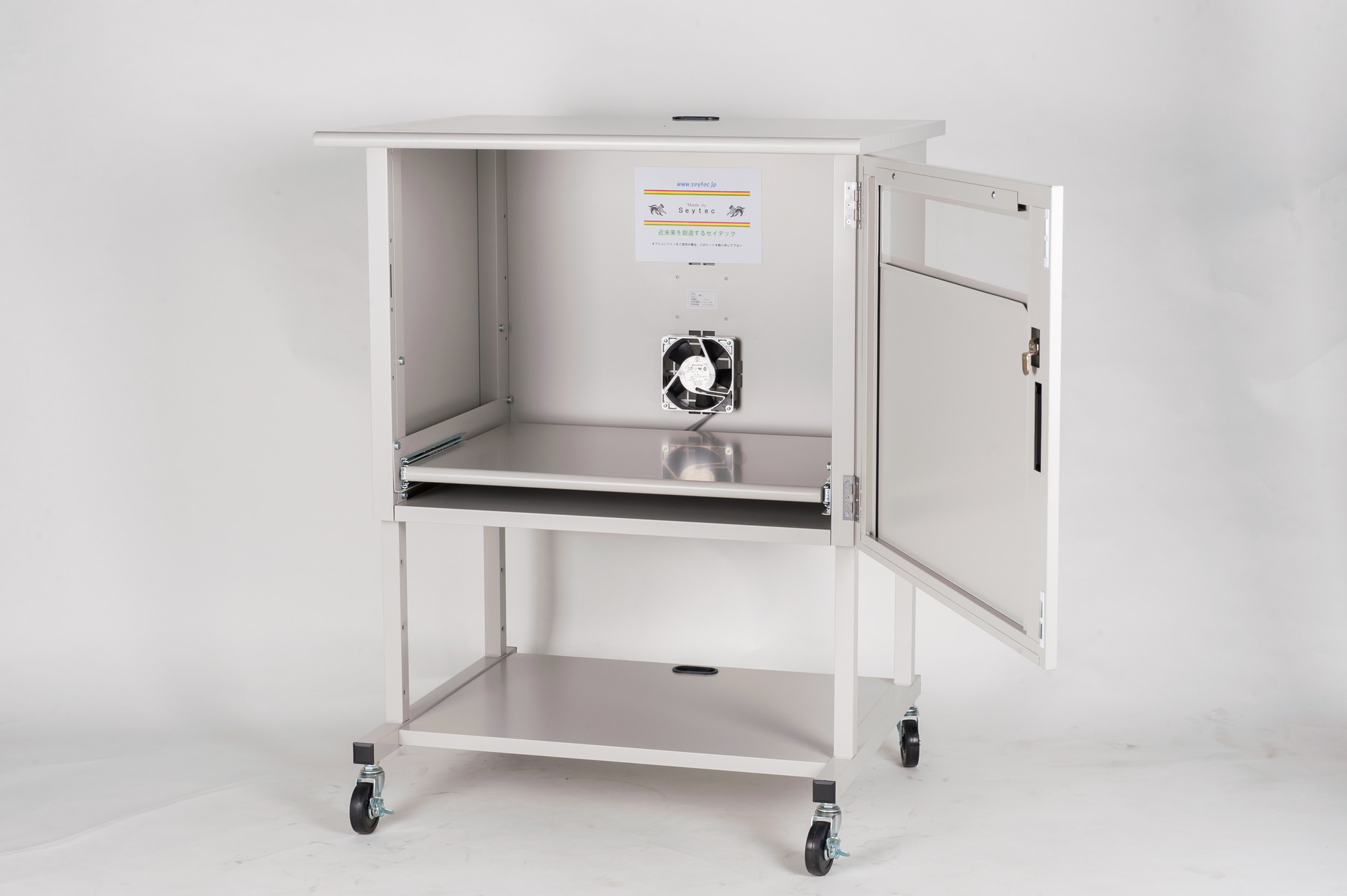 防塵ラック専用スタンド Tidy PR-Stand W ライトグレー PCケース