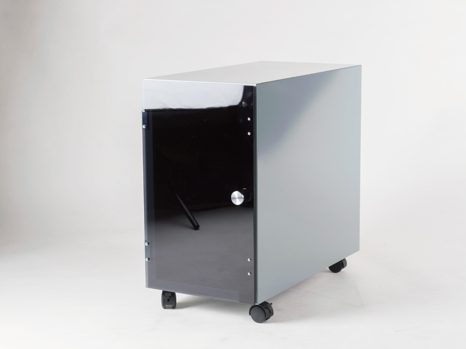 防塵ラック Tidy Box CPU G5 グレー PCケース ホコリ 排熱 フィルター ファン 埃 盗難防止 鍵付き ゲーミングPC
