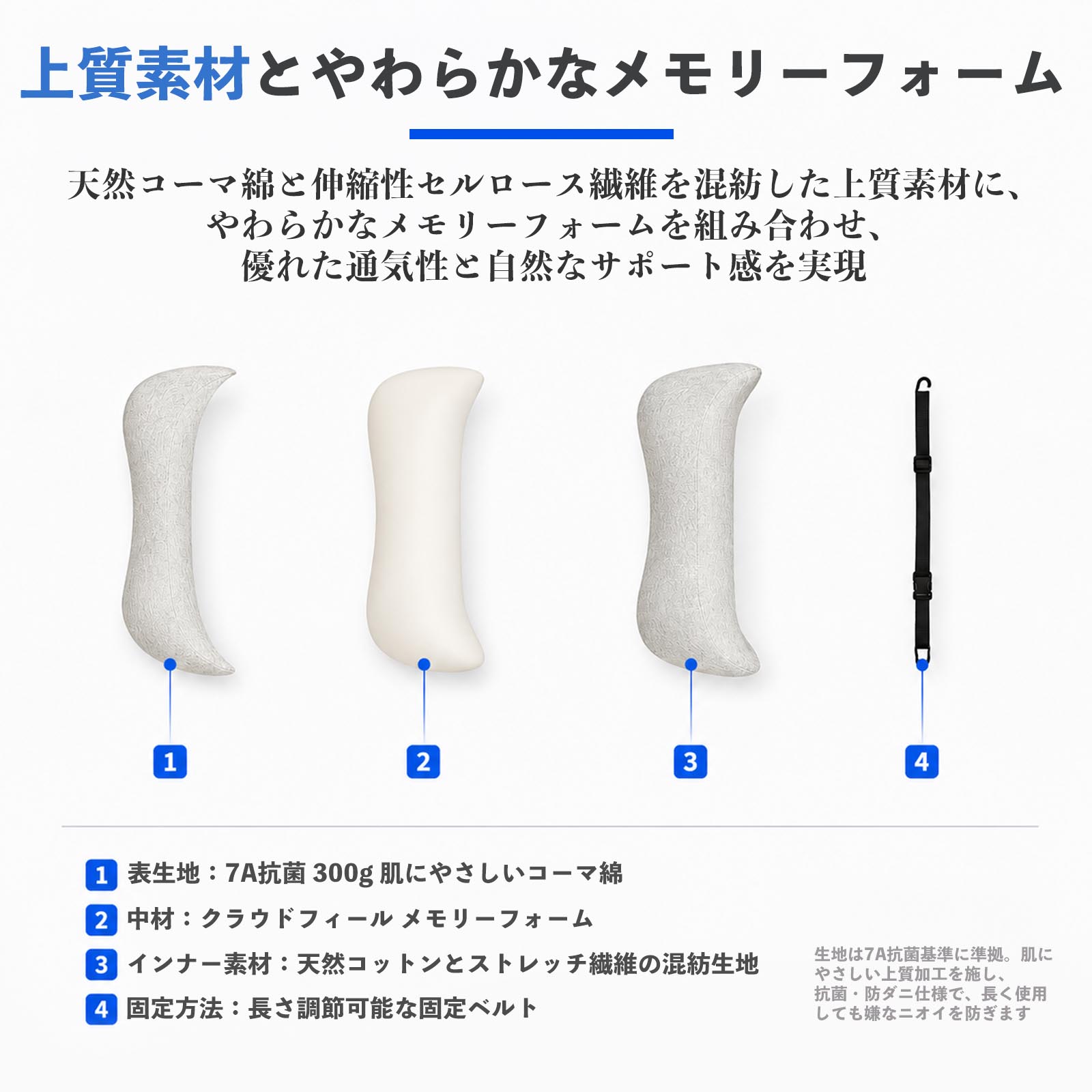 スズキ フロンクス FRONX 車用 腰クッション ヘッドレスト ランバー