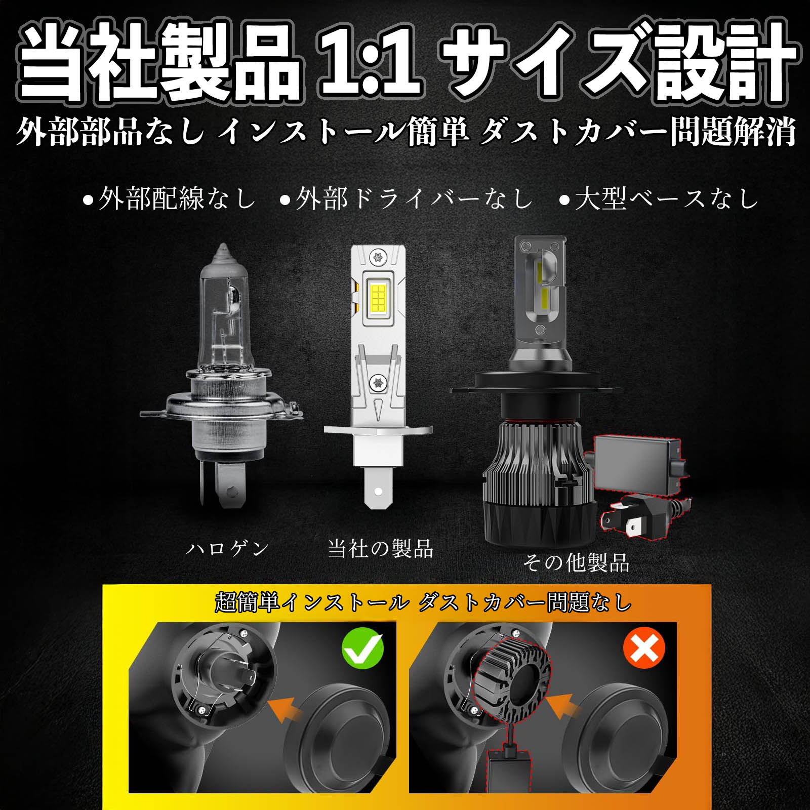 インテグラ DB6 7 8 9系DC1 2 DC5系 LED バルブ ヘッドライト フォグランプ ホワイト H1 H4 H19 HIR2 HB3 HB4 H7 H11 H8 H16 爆光 Hi/Lo FOG 12V WeCar |  | 13