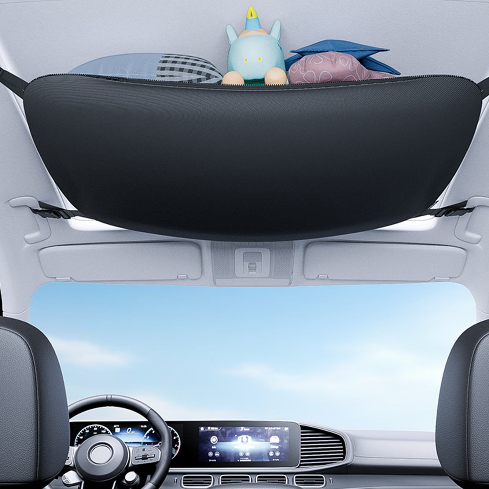 トヨタ ランドクルーザー 250系 天井収納ネット ルーフネット ヘッド