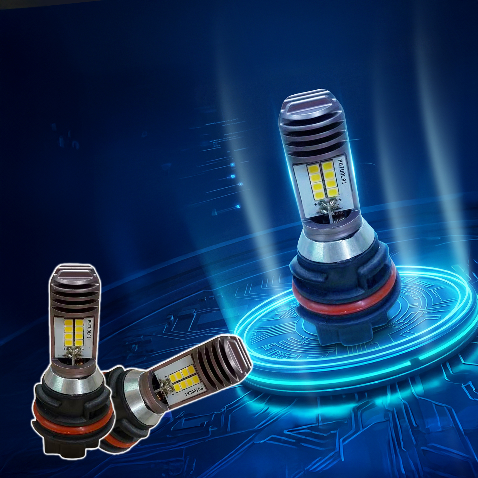 ホンダ ライブディオ AF34 AF35 後期 PH11 バイク LED ヘッドライト ヘッドライトバルブ バルブ Hi/Lo 切替 高輝度 AC/DC12V ホワイト 純白光 1個 WeCar |  | 10