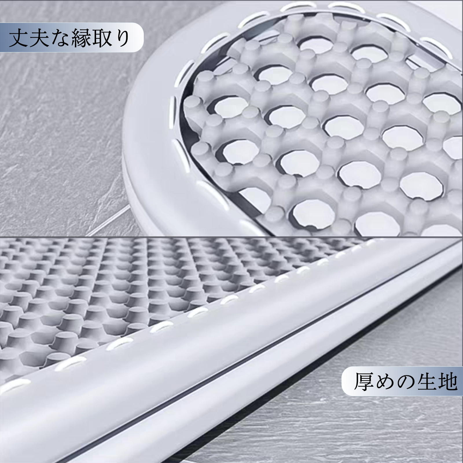 猫トイレマット 猫砂マット 猫砂 砂取りマット 猫トイレ 二重構造 EVA 滑り止め 飛び散り防止 尿防止 猫用品 ペット用品 大判 丸洗い可能掃除簡単 グレー |  | 12