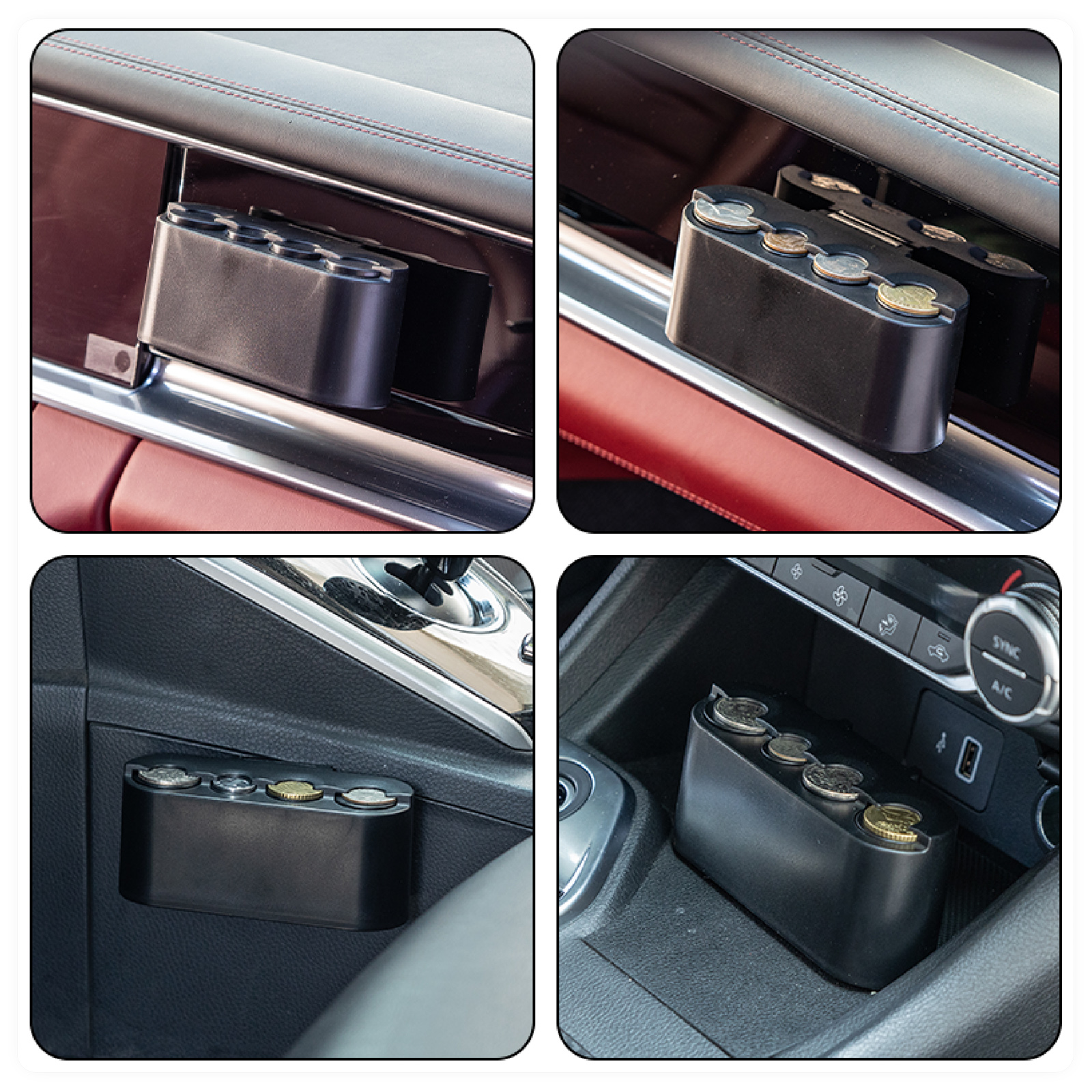 日産 モコ MG33S MG22S カー コインホルダー コインストレー オーガナイザー 小銭入れ 小銭整理 収納ケース 収納ボックス WeCar