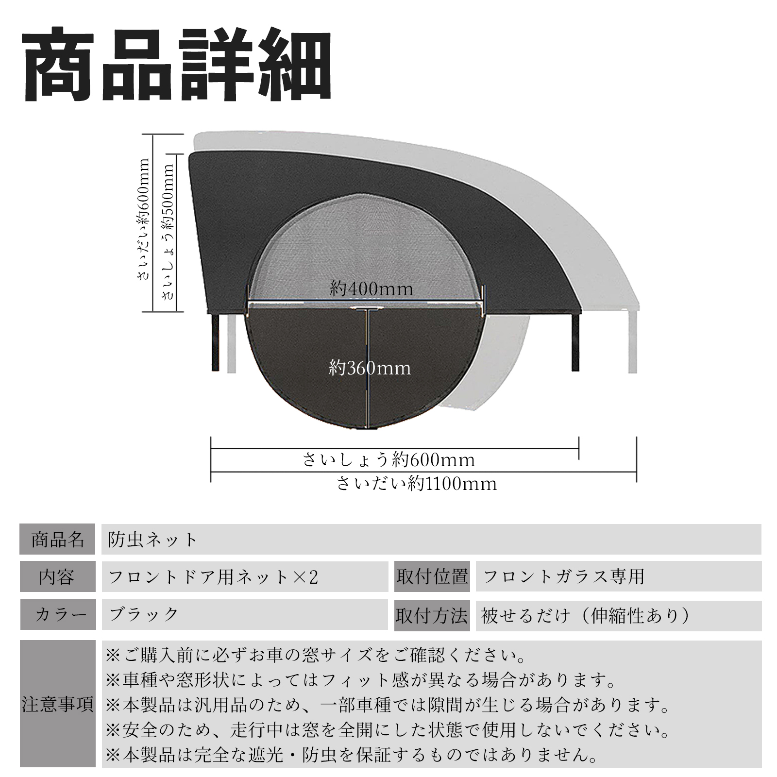 マツダ CX-5 互換性 防虫ネット 車用 車...の詳細画像1