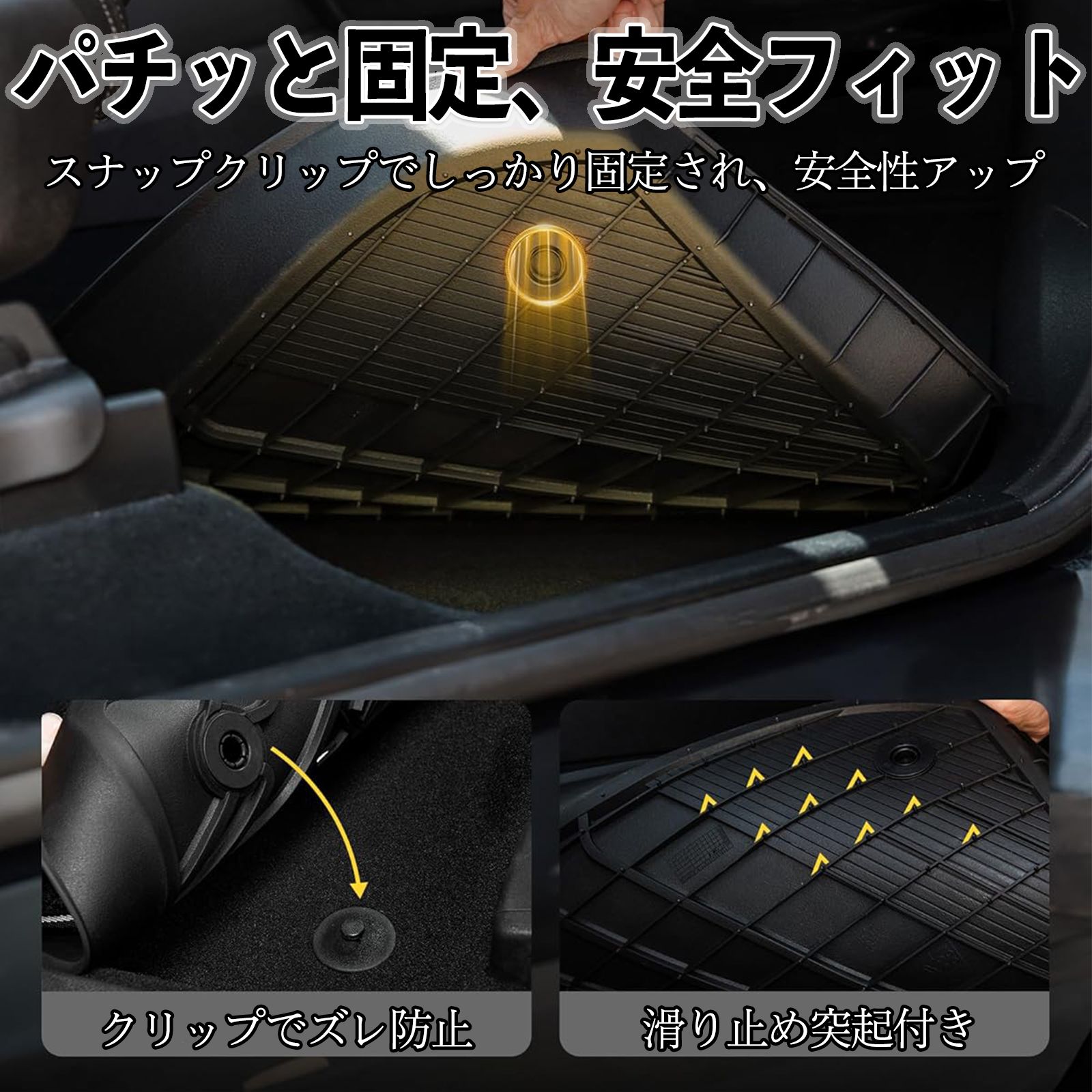 【fujiko*さん専用です】JB64 JB74 ジムニー MT用フロアマット 新型ジムニー 3D防水フロアマット AT/MT対応 JB64/JB74 : モーター