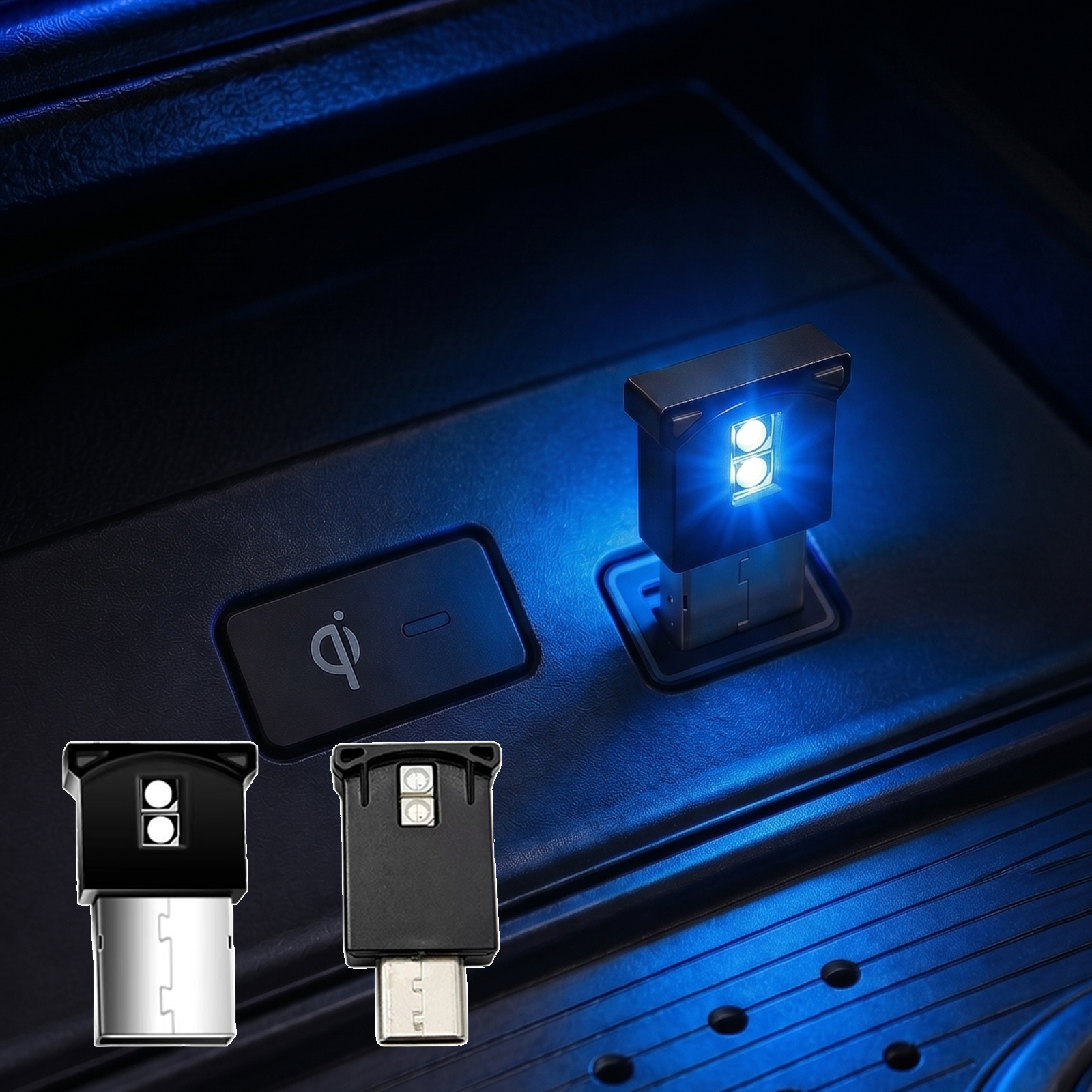 スバル プレオプラス USB Type-C LEDライト 車用 イルミライト 雰囲気ランプ ルームランプ車内照明 RGB 高輝度 軽量 小型 8色切替 調光機能搭載 2個セット WeCar |  | 15