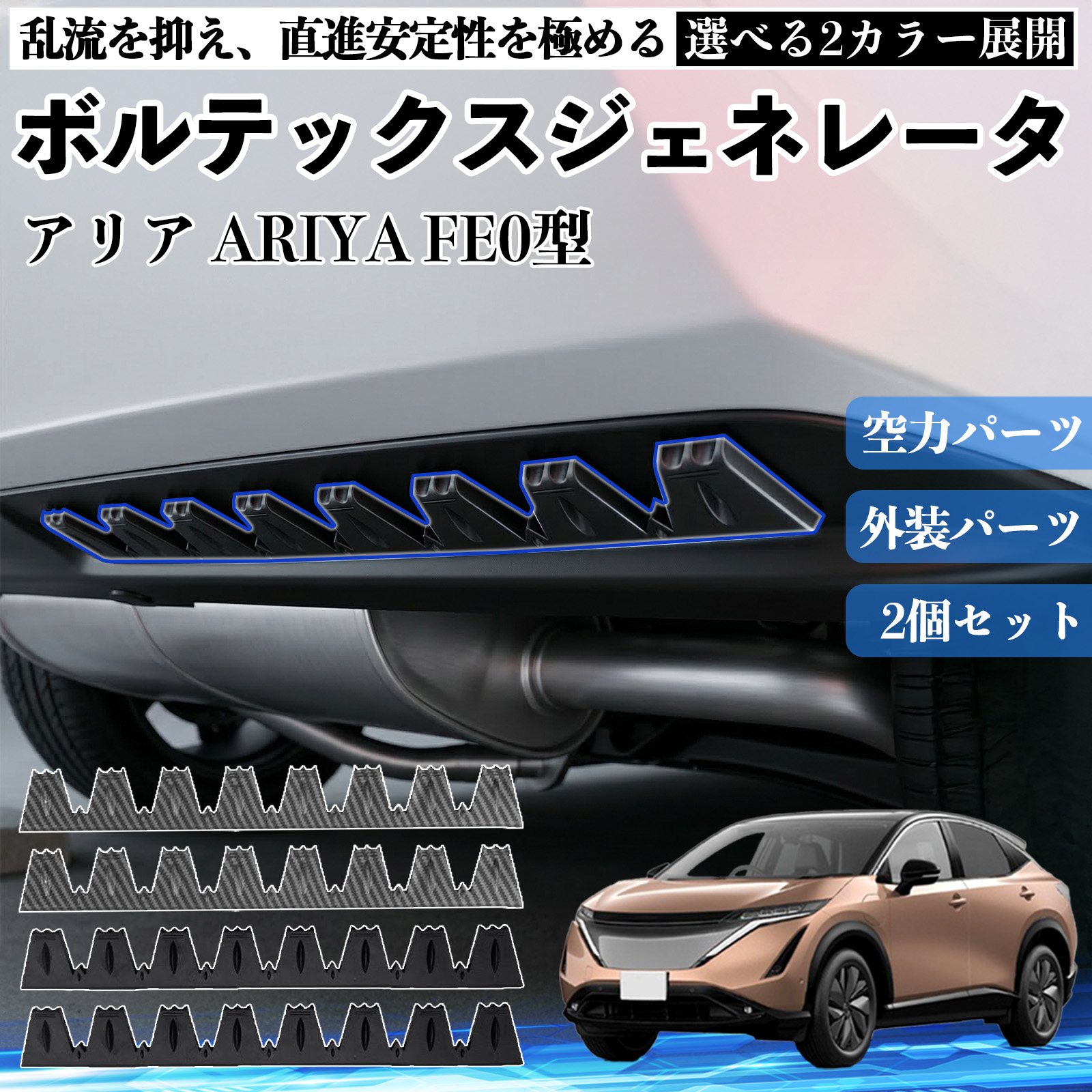 トヨタ プリウスアルファ プリウスα40系 ボルテックスジェネレータ