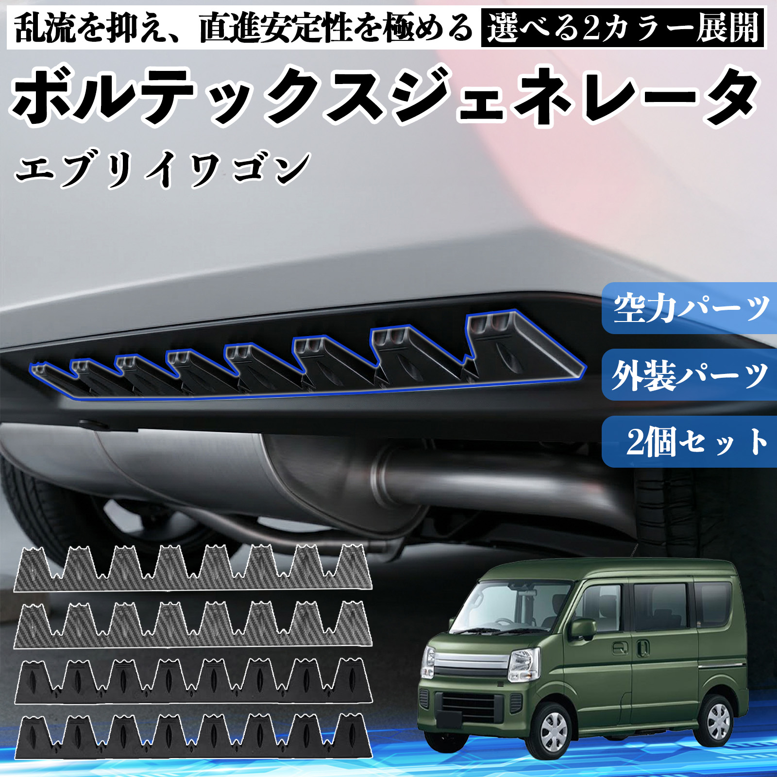 本田 N-ONE JG3 JG4 ボルテックスジェネレータ シェブロン形状 実効