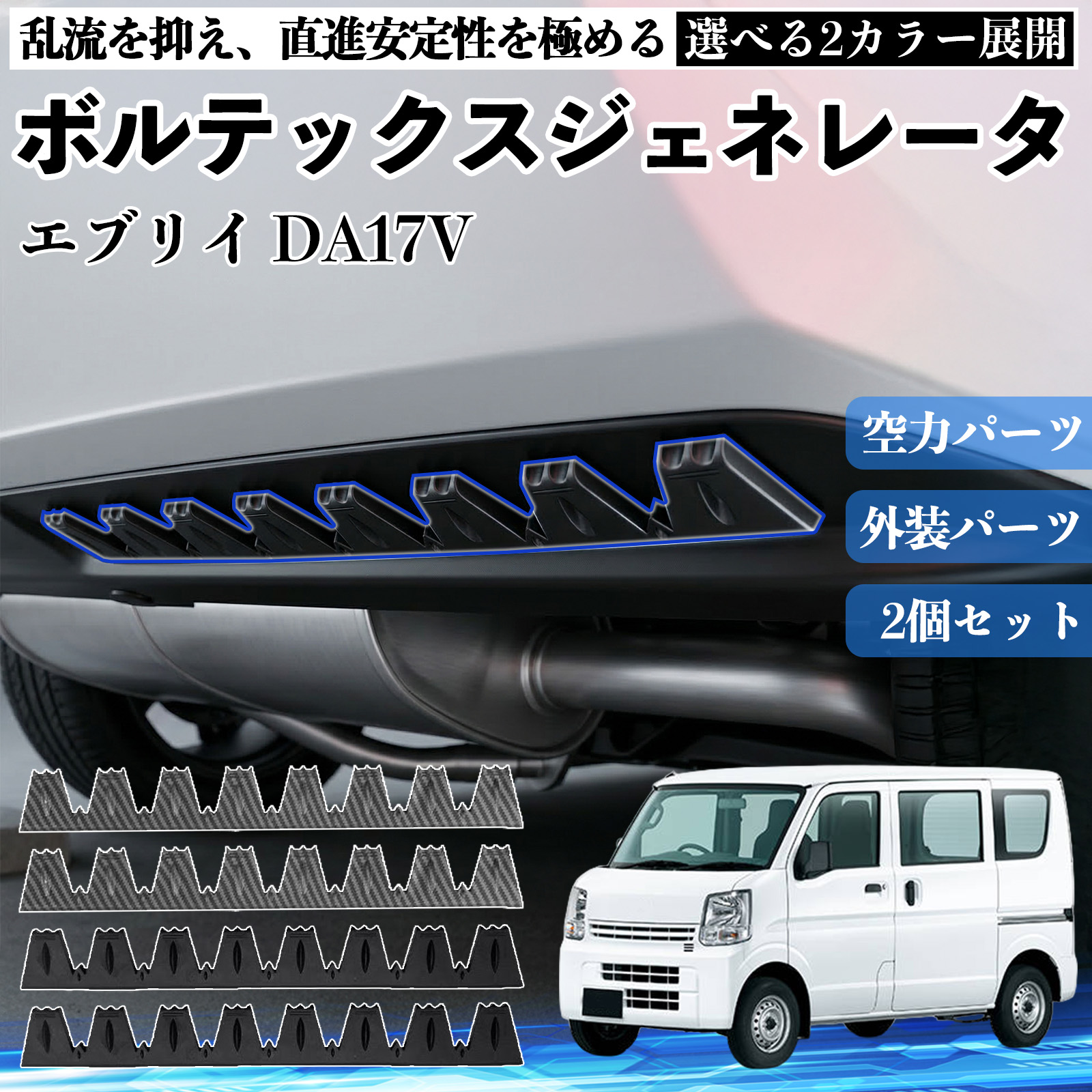 本田 N-WGN JH1 JH2 ボルテックスジェネレータ シェブロン形状 実効