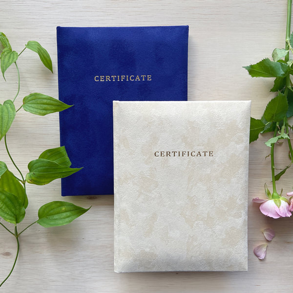 結婚証明書 人前式 チャペル式 キリスト教式 結婚誓約書 A5 ベロア ベルベット