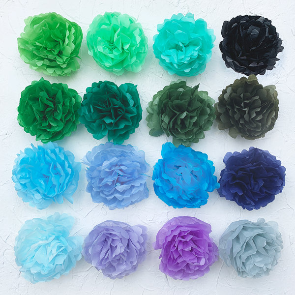 お花紙 ペーパーフラワー 紙 薄葉紙 ラッピング 包装紙 薄紙 ペーパーポンポン フラワーポム タッセルガーランド