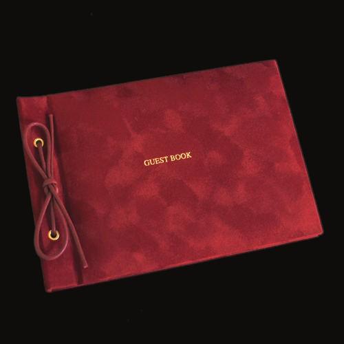 芳名帳 ゲストブック 結婚式 バインダー ウェディング シンプル 名前のみ