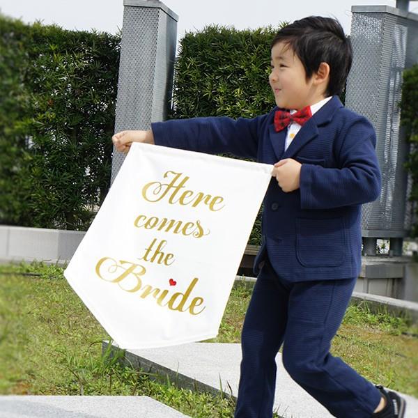 Here comes the bride ウェディングフラッグ ガーランド