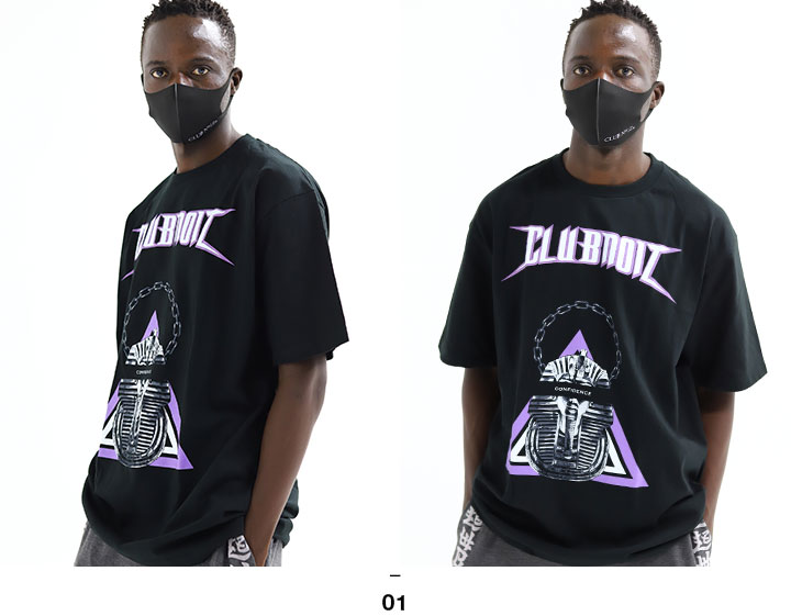 CLUB NO1Z Tシャツ 半袖 大きいサイズ クラブノイズ シンプル