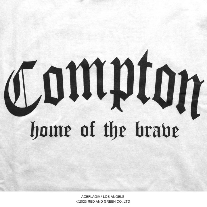 ACE FLAG Tシャツ 半袖 大きいサイズ ビッグシルエット エースフラッグ おしゃれ かっこいい Compton コンプトン ロゴ ヒップホップ ストリート系 ブランド｜weekindenim｜14