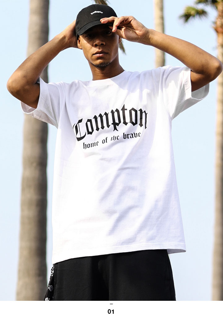 ACE FLAG Tシャツ 半袖 大きいサイズ ビッグシルエット エースフラッグ おしゃれ かっこいい Compton コンプトン ロゴ ヒップホップ ストリート系 ブランド｜weekindenim｜05