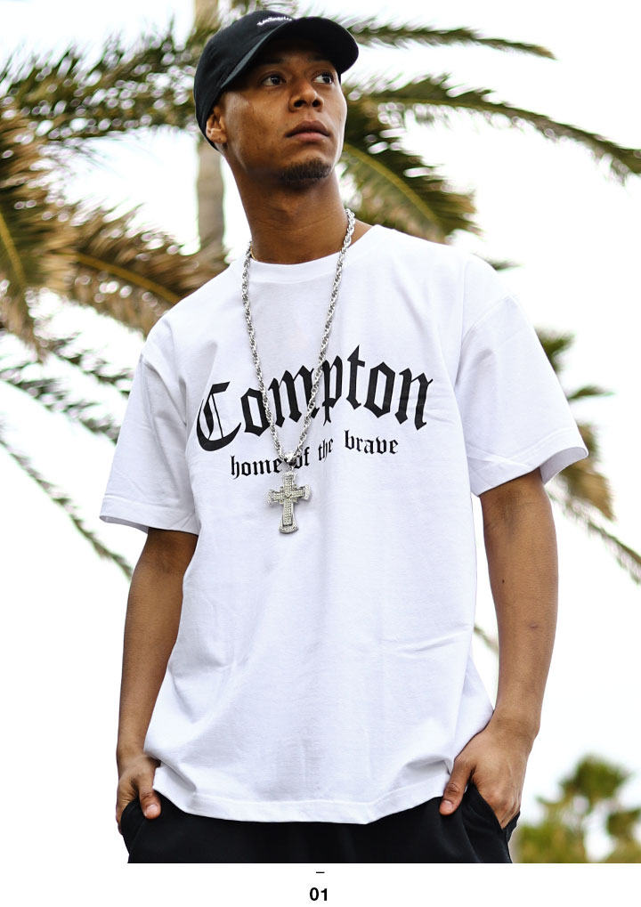 ACE FLAG Tシャツ 半袖 大きいサイズ ビッグシルエット エースフラッグ おしゃれ かっこいい Compton コンプトン ロゴ ヒップホップ ストリート系 ブランド｜weekindenim｜06