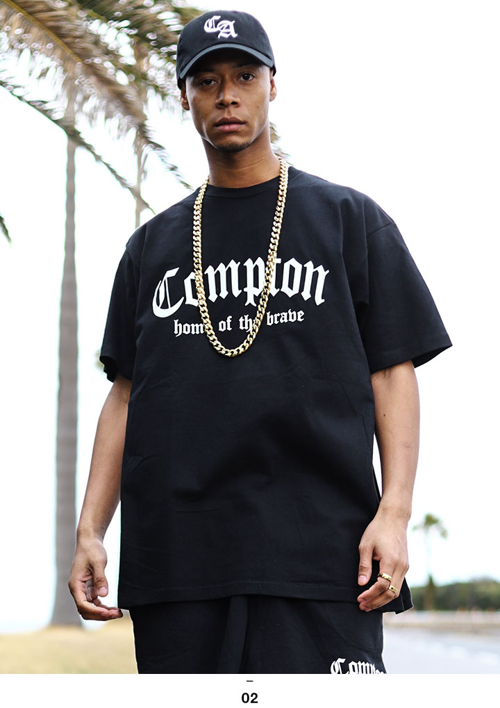 ACE FLAG Tシャツ 半袖 大きいサイズ ビッグシルエット エースフラッグ おしゃれ かっこいい Compton コンプトン ロゴ ヒップホップ ストリート系 ブランド｜weekindenim｜08