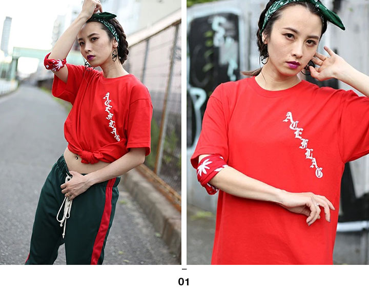 エースフラッグ Aceflag Tシャツ メンズ レディース 半袖 かっこいい おしゃれ Pablo パブロ 赤白 ビッグシルエット アメカジ ダンス衣装 大きいサイズ 本格派大人のb系xl 零zero 通販 Yahoo ショッピング