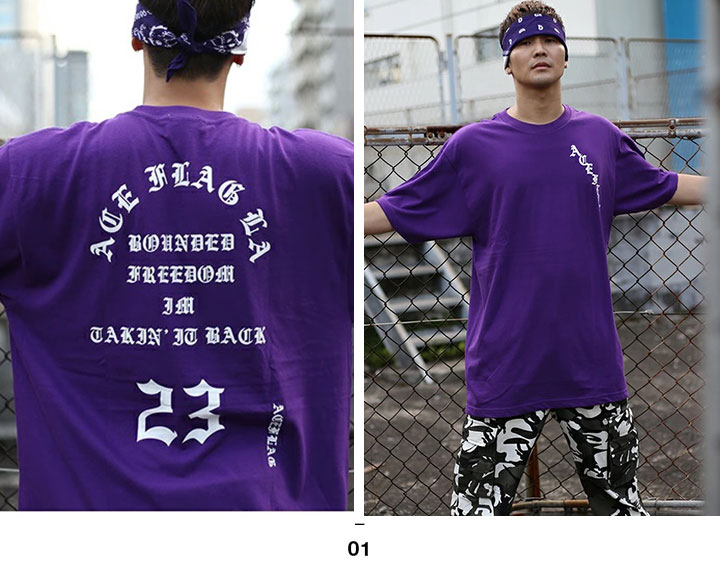 エースフラッグ Aceflag Tシャツ メンズ レディース 半袖 かっこいい おしゃれ Pablo パブロ 紫白 アメカジ ダンス衣装 ラッパー 大きいサイズ B系 本格派大人のb系xl 零zero 通販 Yahoo ショッピング