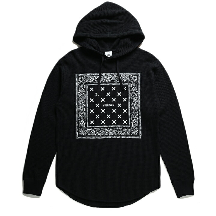 クラブノイズ CLUB NO1Z ロンT 長袖Tシャツ ペイズリー柄 バンダナ柄