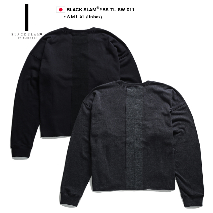 クラブノイズ バイ ブラックスラム CLUBNO1Z by BLACK SLAM スウェット 長袖 ストリート系 トレーナー スーパーワイドシルエット シンプル 無地｜weekindenim｜03