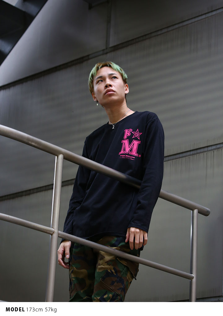 ドM ドエム ヲタ映えモード ロンT ロングスリーブTシャツ 長袖 メンズ
