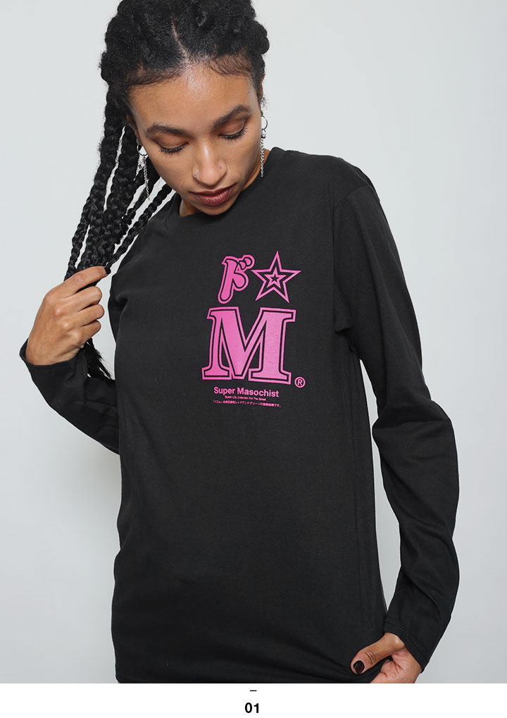 ドM ドエム ヲタ映えモード ロンT ロングスリーブTシャツ 長袖 メンズ