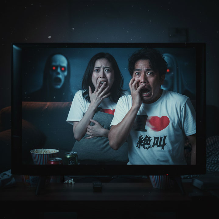 I LOVE 絶叫 アイラブ絶叫 ヲタ映えモード Tシャツ 半袖 大きいサイズ