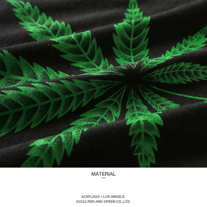 ACE FLAG Tシャツ 半袖 大きいサイズ エースフラッグ シンプル 大麻 マリファナ ヘンプ ロゴ チカーノ ローライダー｜weekindenim｜14