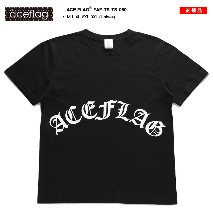 ACE FLAG Tシャツ 半袖 大きいサイズ エースフラッグ シンプル ビッグ