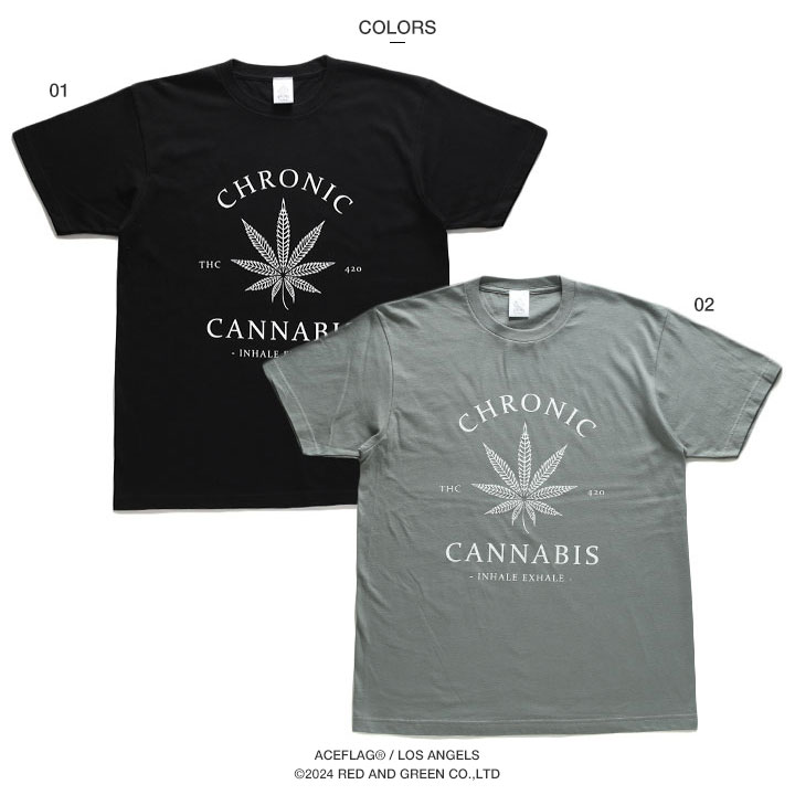 ACE FLAG Tシャツ 半袖 大きいサイズ エースフラッグ BUDS ばっず バッズ 大麻 マリファナ ヘンプ ロゴ オーバーサイズ ビッグシルエット｜weekindenim｜10