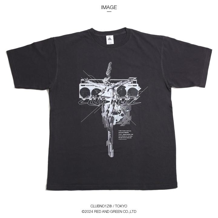 CLUB NO1Z 黒シブ Tシャツ 半袖 大きいサイズ クラブノイズ オーバー
