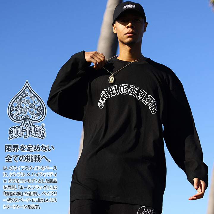 ACEFLAG（エースフラッグ） ロンT 大きいサイズ Tシャツ 長袖 おしゃれ