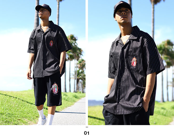 ACEFLAG（エースフラッグ） 半袖シャツ 大きいサイズ シャツ 半袖 柄