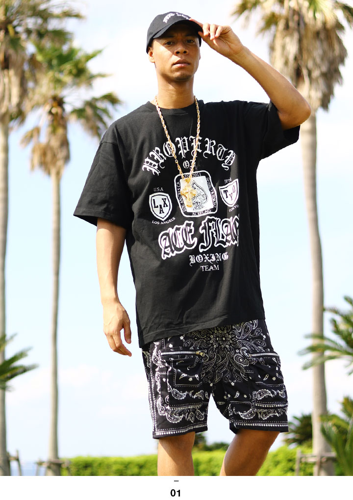 ACEFLAG（エースフラッグ） 上下セット 半袖 ブランド Tシャツ ハーフ