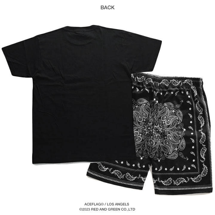 ACEFLAG（エースフラッグ） 上下セット 半袖 ブランド Tシャツ ハーフ