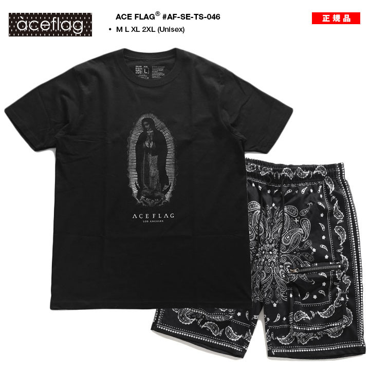 ACEFLAG（エースフラッグ） 上下セット 半袖 ブランド Tシャツ ハーフ