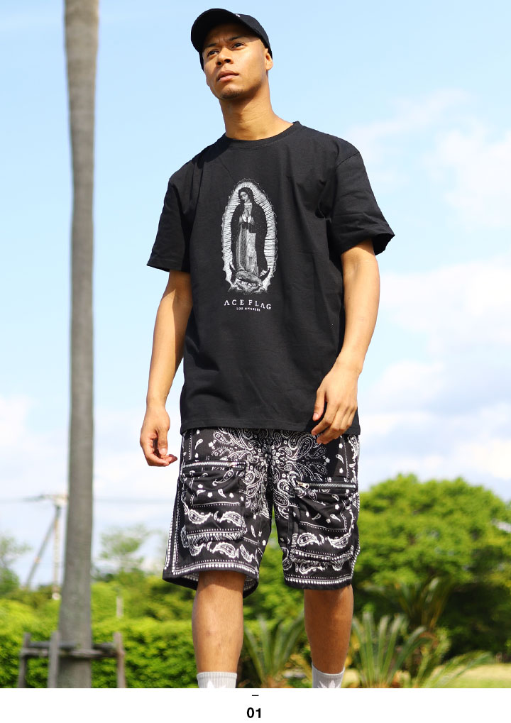 ACEFLAG（エースフラッグ） 上下セット 半袖 ブランド Tシャツ ハーフ