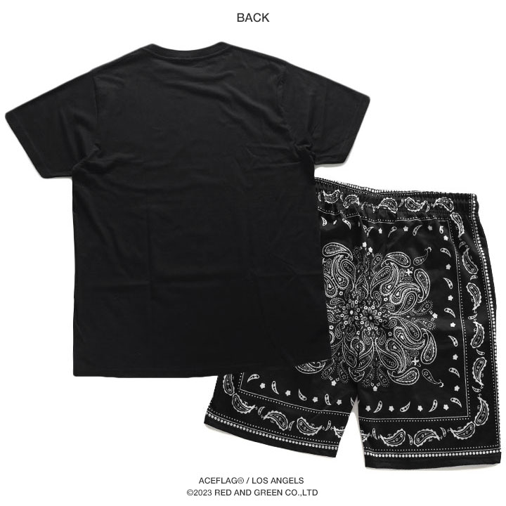 ACEFLAG（エースフラッグ） 上下セット 半袖 ブランド Tシャツ ハーフ