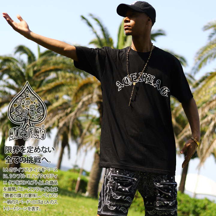 ACEFLAG（エースフラッグ） 上下セット 半袖 ブランド Tシャツ ハーフ